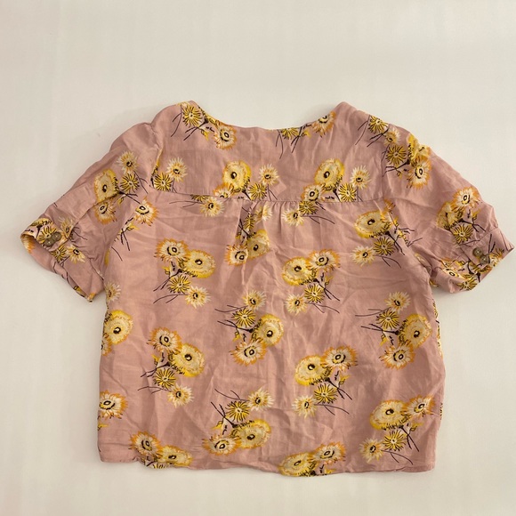 Madewell Plaza Button-Front Shirt Dutch Dandelions - Picture 7 of 11